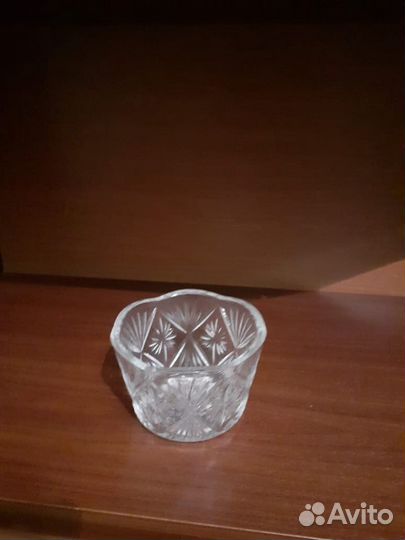 Хрусталь СССР,блюдо,селедочница