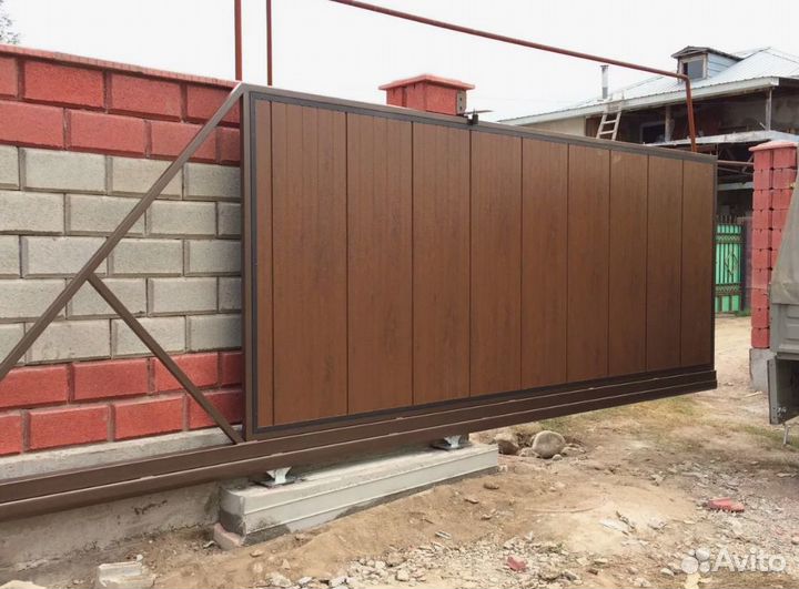 Ворота откатные алюминиевые Prestige