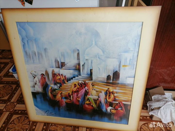 Картины, репродукция, вышивка, инкрустация