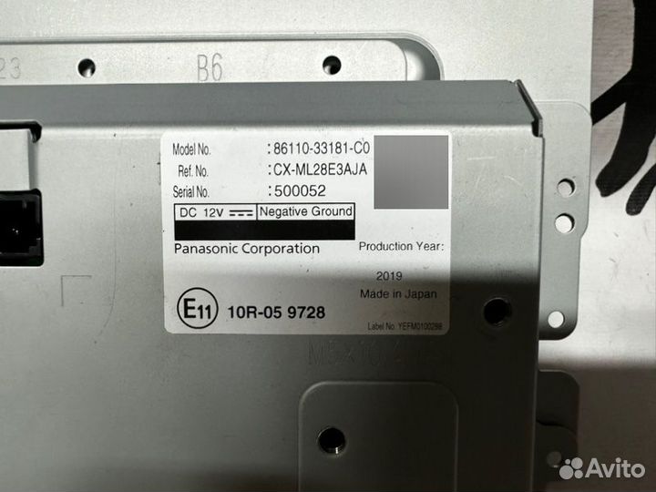 Дисплей Lexus Es350 70 2018-Н.в