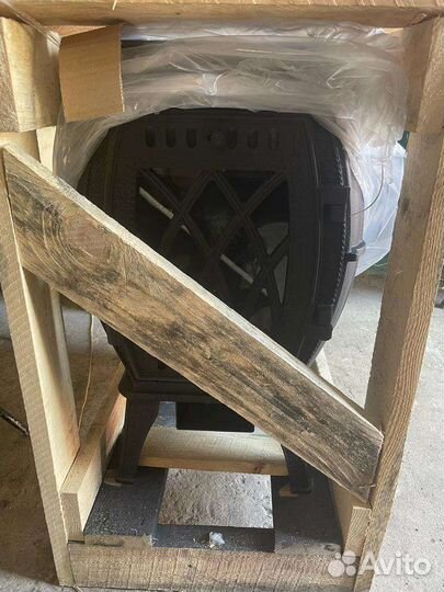 Печь-камин отопительно-варочная «бахта»