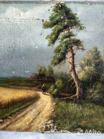 Старинная русская картина