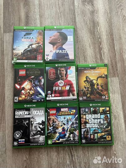 Игры на xbox one, цена договорная