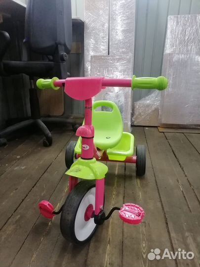 Детский трехколесный велосипед