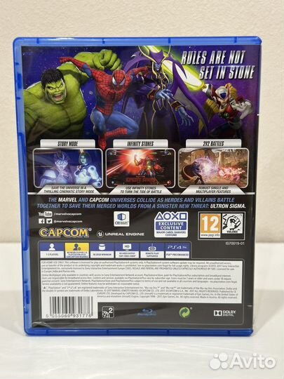 Marvel vs capcom infiniti ps4 диск бу