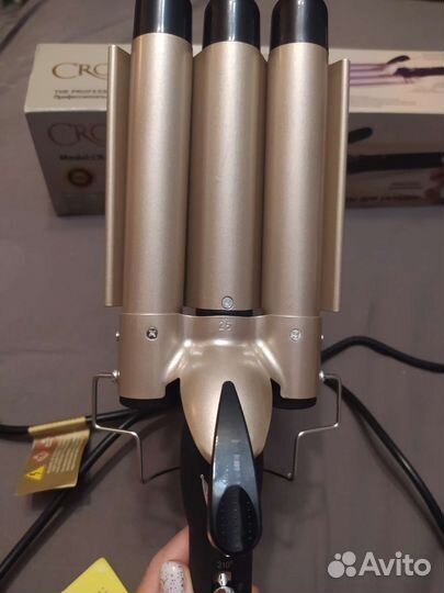 Плойка тройная для волос