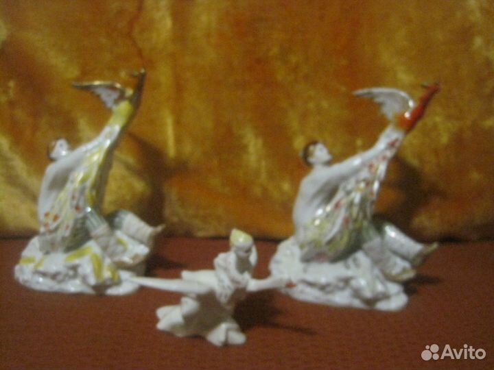 Фарфоровые статуэтки лфз Дулёво Полонное Барановка