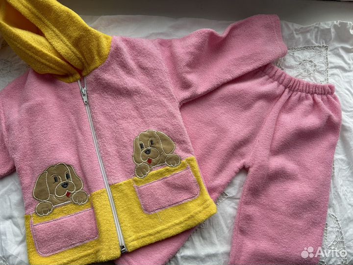 Пакет теплых вещей для девочки 80 86