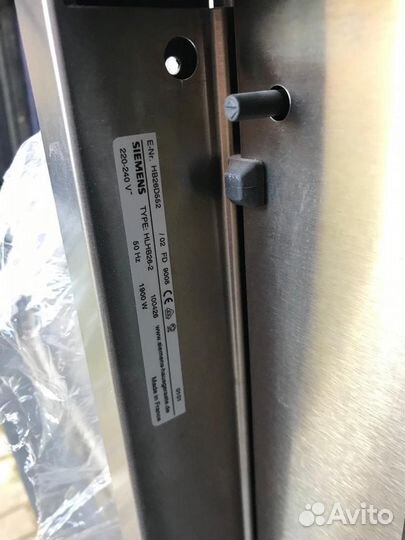 Встраиваемая пароварка Siemens HB 26 D552