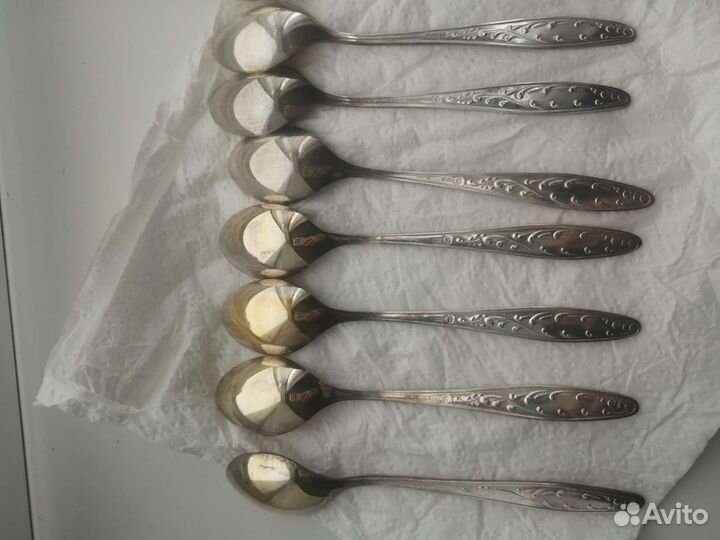 Ложки чайные мельхиоровые СССР