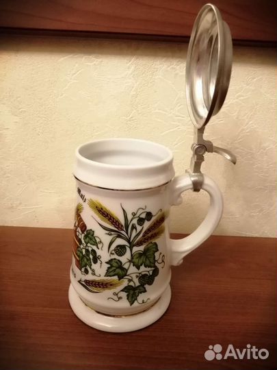 Пивная кружка Германия с крышкой