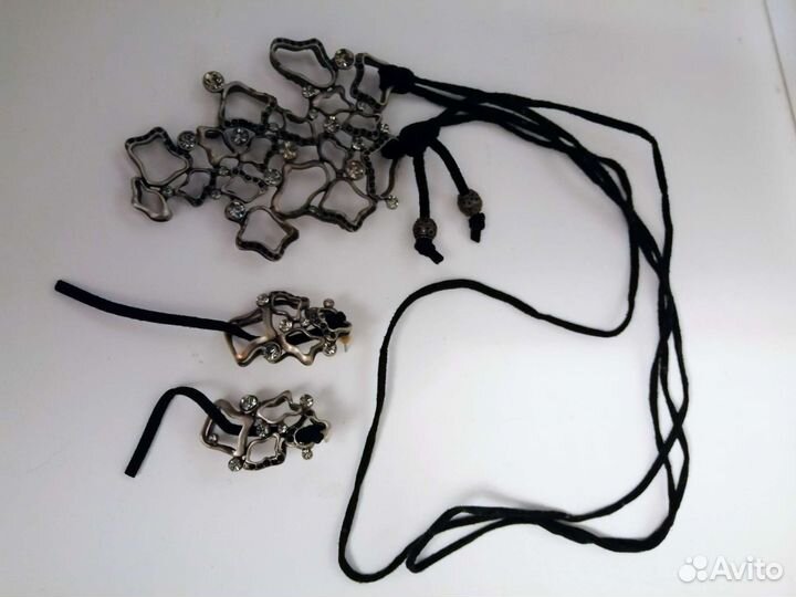 Бижутерия бусы серьги колье