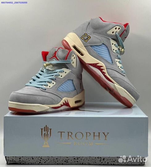 Кроссовки Trophy Room x Air Jordan 5 (Арт.20480)