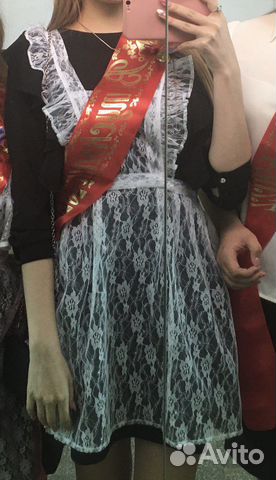 Школьный фартук на выпускной