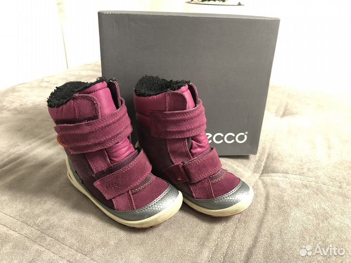 Ботинки утепленные ecco biom us9(25)