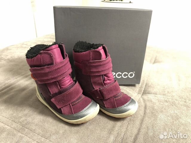 Ботинки утепленные ecco biom us9(25)
