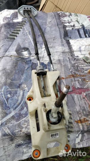 Кулиса МКПП с тросами, Solaris 1 рест, 6 ступка