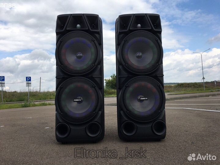 Портативная колонка с микрофоном