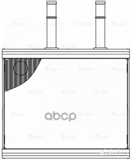 Радиатор отопителя nissan AD (99) /wingroad II