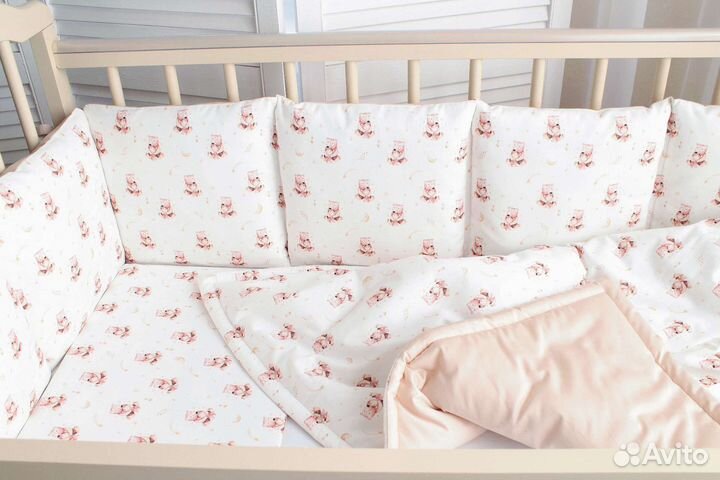 Бортики в детскую кроватку