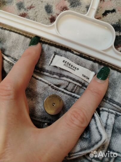 Джинсы для девочки reserved 134 размер