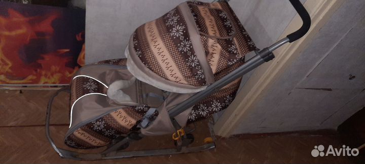 Детские санки коляска