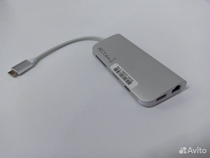 USB адаптер Satechi Aluminum Type-C ST-tcmm8PAM Се