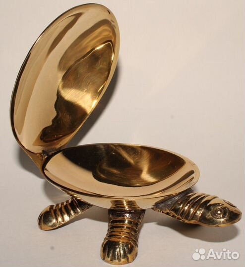 Латунь. Пепельница, Статуэтка, Шкатулка Черепаха