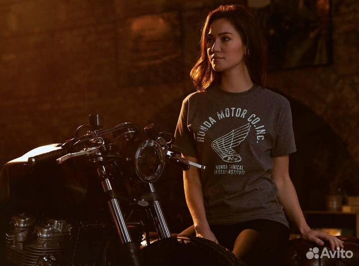 Футболка Honda Vintage серая