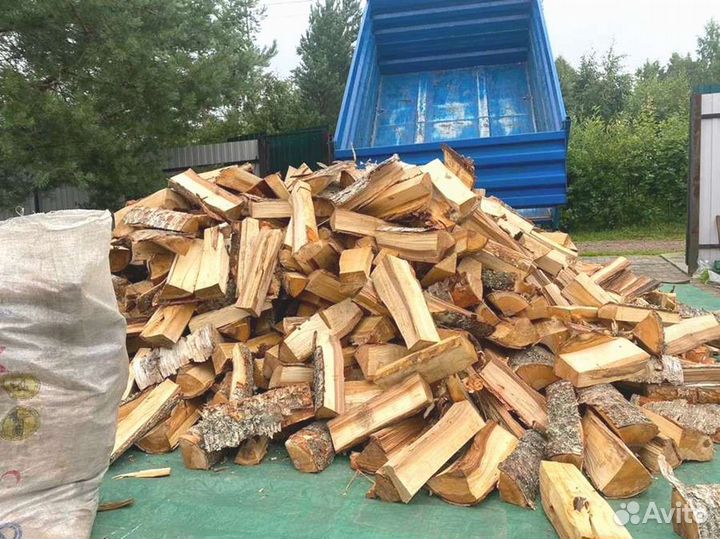 Дрова колотые березовые