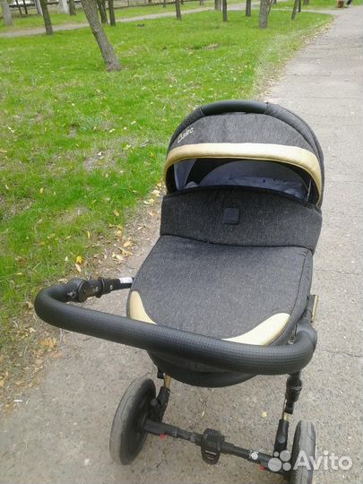 Коляска 2 в 1 camarelo baleo