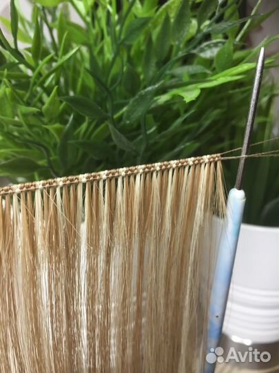 Плетение тресса для наращивания волос