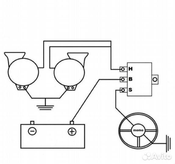 Мощный звуковой сигнал