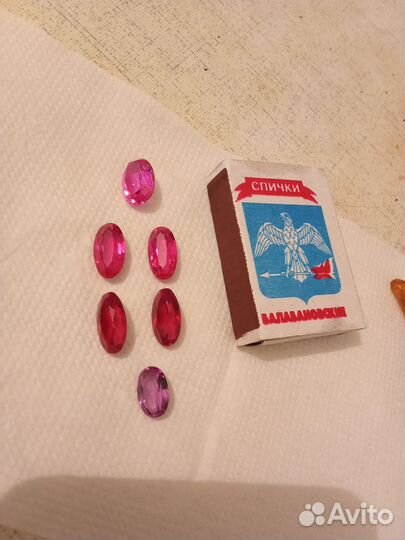 Камни рубины и александрит