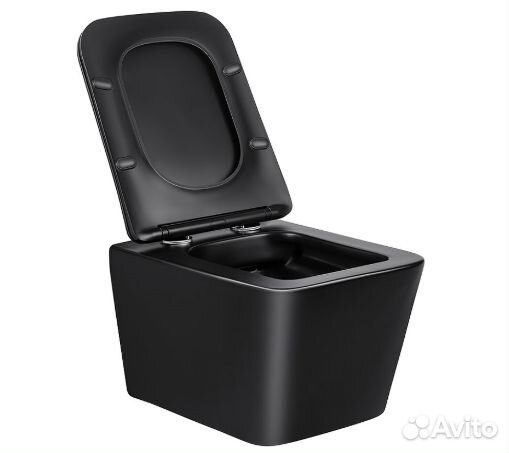 Унитаз подвесной Vincea Q-Line VT1-12MB, матовый ч