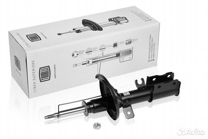 Амортизатор для а/м Kia Spectra (00) (стойка) перед. лев. (AG 08159)