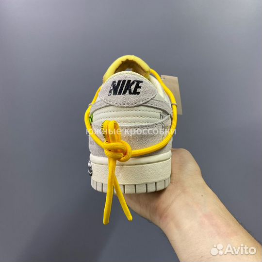 Кроссовки Nike Dunk Low Off-White - Lot 39