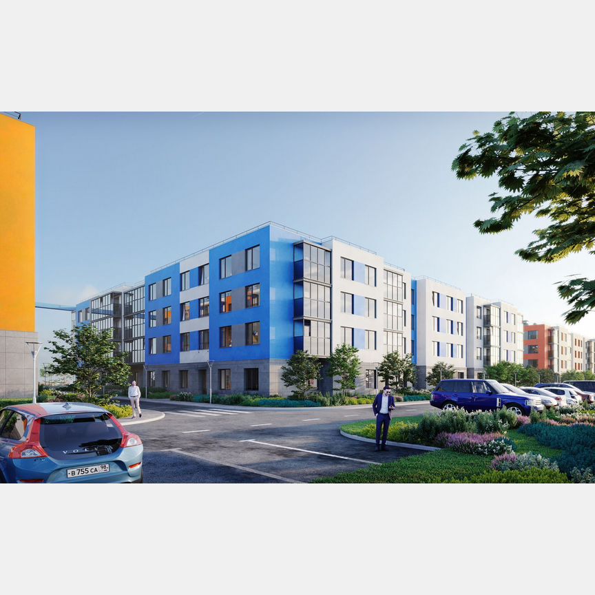 1-к. квартира, 39,5 м², 1/4 эт.