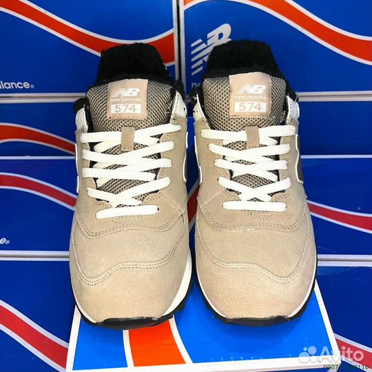 Кроссовки New Balance 574 зимние с мехом