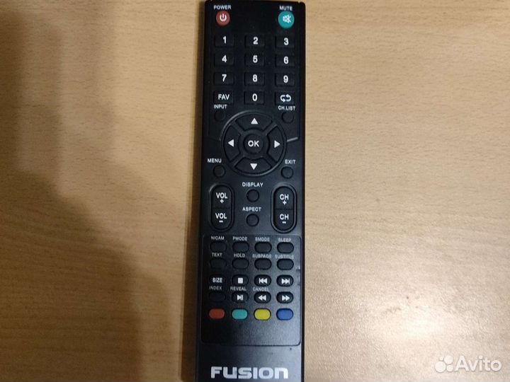 Рабочий пульт от телевизора Fusion