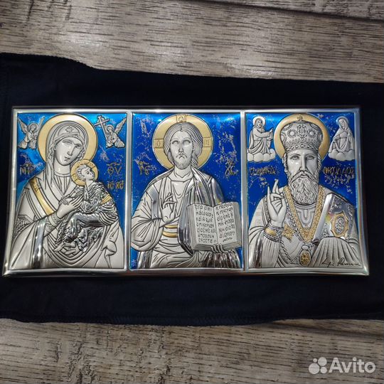 Икона серебро 925 проба
