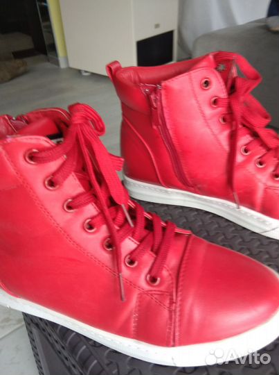 Кеды высокие женские