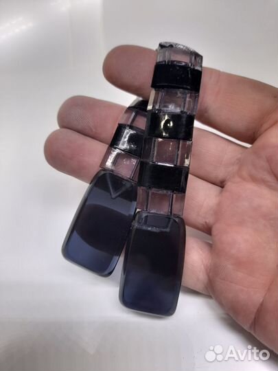 Перекидные четки черно-серые