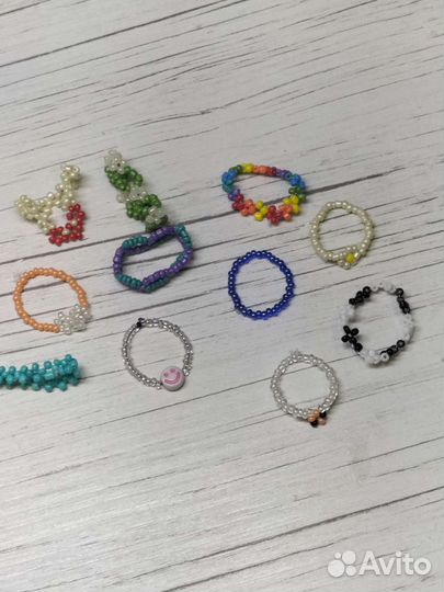 Колечки из бисера