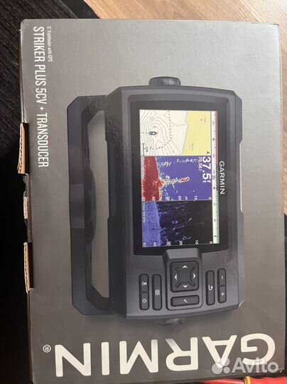 Эхолот garmin striker 5cv + transducer