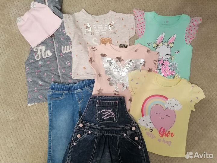 Вещи пакетом для девочки от года по полутора