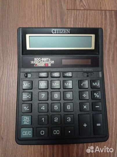 Калькулятор Citizen SDC 888Tii