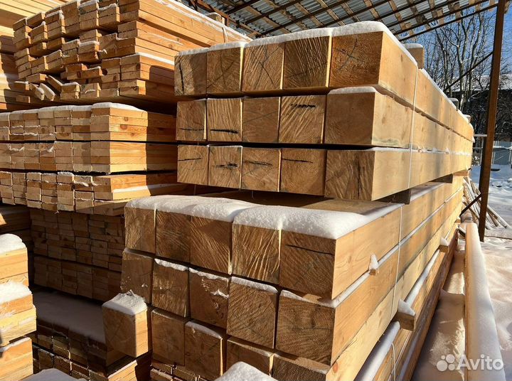 Доска обрезная 25х150х6000мм 1 сорт ГОСТ