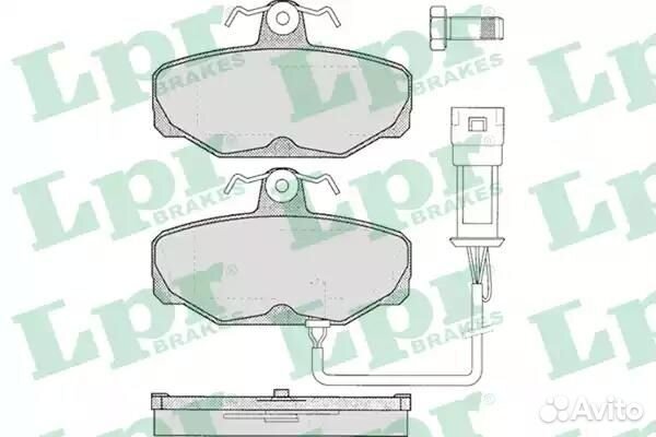 Колодки тормозные дисковые