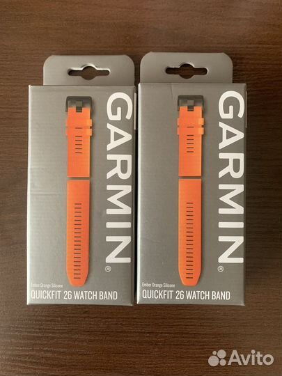 Ремешок Garmin quickfit 26 мм оранжевый